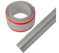 PVC Canaleta Cables Suelo Cavidad Protector Oculta Adhesiva Pasacables Cubre para El Hogar, Oficina(Color: Grey, S: 1m)