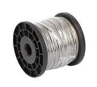 PVC Coated 304 Stainless Steel Wire Cable, Rope Diameter 3-5Mm Perfect for Outdoor, Yard Or Garden, 4mm(Diameter 4mm)