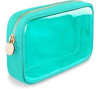 PVC Cosmetic Bag Transparent Storage Makeup Bag Shell Large Capacity Makeup Pouch Travel(Green)
