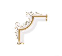 PVC Esquina Flor Calcomanía Set Para Decoración del Hogar 4pcs Estilo Retro Fronteras Decorativas Para Puerta, Cama, Gabinete(3)