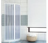 PVC extensible de ducha apertura central semicircular de la puerta 70/80