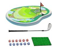 PVC Floating Golf Mat, Non-Slip Swimming Pool Golf Toys for Children, Boys, Girls, Family, Home, Outdoor Lake, River, Beach, Party Fun