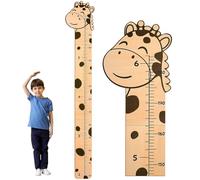 PVC Growth Chart, Wall Mounted PVC Height Record Ruler, Animal Cartoon Height Measurement for Wall, Perfect for Measuring Kids, Fun and Decorative Kids Growth Chart, Kids Growth Wall Ruler