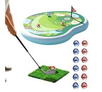 PVC Non-Slip Floating Golf Training Mat, Pool Game - Pool Golf Games | for Home Outdoor Lake River Beach Party Children Boys Girls