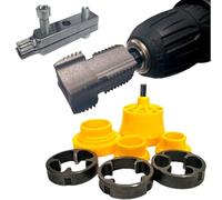 PVC Threader Set Tool - PVC Thread Maker Tool, Internal External Cutter, Distinctive T-Handle, Novelty Die Unit, Resilient Wall Set, Special Case | Durable Adjustable Pipe Threader For Pipes, Easy