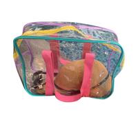 PVC Transparent Handbag Women's Summer Capacity Shoulder Bag Plastic B