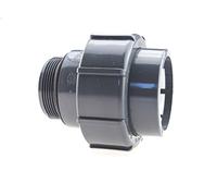 PVC-U FlexFit IBG® Racor de apriete recto, d 50 x 1 1/2"