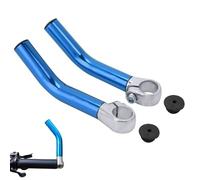 PVFRTGYHU 1 par de empuñaduras de aleación de Aluminio for Manillar de Bicicleta de montaña o Carretera, Herramienta for Extremos de Manillar de 0,9 pulgadas/22,2 mm, Accesorios for Ciclismo (Azul)