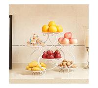 PVGYUJFD Bandeja creativa para frutas Plato de fruta creativo for el hogar, mesa centro, plato dulces, multicapa europeo, frutero estilo nórdico, platos tipo cuenco, sala estar