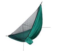 PVGYUJFD Hamaca Transpirable. Camping al Aire Libre con Red, 290 x 140 cm, Camping Ultraligero, Capacidad de Carga 300 kg, Nailon paracaídas Transpirable portátil