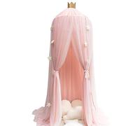 PVGYUJFD Mosquiteras, Dosel for Cama, mosquitera, Cortina Colgante for Interior y Exterior, Tienda de Lectura, protección contra Mosquitos for decoración de Dormitorio(Pink)