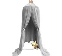 PVGYUJFD Mosquiteras, Dosel for Cama, mosquitera, Cortina Colgante for Interior y Exterior, Tienda de Lectura, protección contra Mosquitos for decoración de Dormitorio(Grey)