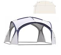 PVGYUJFD Tienda de Playa, 4,2 X,3 M Refugio for Eventos Al Aire Libre Carpas Gazebo for Acampar con Paredes Desmontables Parasol, Carpa Familiar Dosel Grande for Pesca Senderismo Picnic(Blue)