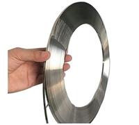 PVGYUJFD Tiras de Aluminio, Rollo de Tira lámina Estrecha Acero Inoxidable 301, Longitud 5M, Ancho 5mm, 10mm, 20mm Espesor, 0,1/0,15/0,2/0,3/0,4/0, 1 Uds(0.2mm x 20mm x 5 M)