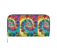 pvinnk Billetera de mano de piel elegante con estampado de oso de Acción de Gracias, para mujer, grande, casual, lista para viajar, Negro -, Talla única, Arte