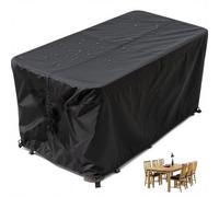 PVPQPR Funda para Muebles de jardín 150x90x75cm Impermeable,Rectangular Cubierta Mesa Jardín Resistente Desgarro 420D Oxford Funda Mesa Jardín para Mesas y Sillas Muebles,Sofa