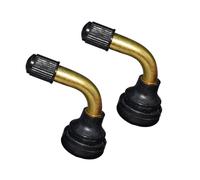 PVR40 50 60 70 - Válvulas de neumático de repuesto para válvulas de neumáticos, base de goma doblada de 90 grados, 1 par de neumáticos de motocicleta
