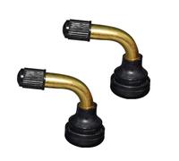 PVR40 50 60 70 - Válvulas de neumático de repuesto para válvulas de neumáticos, base de goma doblada de 90 grados, 1 par de neumáticos de motocicleta