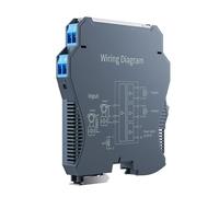 PVTLCYBI Aislador de señal analógica de 4-20 mA, convertidor de señal de 1 Entrada, 1 Salida, 1 Entrada y 2 Salidas, 0-10 V, 0-5 V, 1-5 V, transmisor de señal CC 24 V(Input 0-10MA_Output 0-20MA)