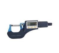 PVTLCYBI Micrómetro Digital electrónico Exterior de Tubo de Cabeza Redonda Doble de 0-25 mm, calibrador de 0,001 mm, Herramientas de medición