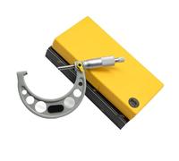 PVTLCYBI Micrómetro Exterior, Calibre de Espesor de Pared de diámetro Exterior, micrómetro de Rosca, medidor de Espesor 50-300(101-04-0 75-100MM,0.01mm)