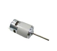 PVTLCYBI Micromotor de CC 775 de 6 V a 24 V con cojinetes Delanteros y Traseros y Eje Largo roscado de 50 mm.(12V 12000rpm)