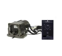 PVTLCYBI Motor Reductor de Engranajes Variable Ajustable de 25 W CA, 220 V/110 V, 50/60 Hz, diámetro del Eje de 10 mm y Kits de Controlador de Velocidad de CA(220V 3K (0-450RPM))