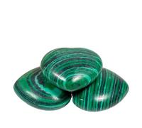PVUVTNAHW 12 Uds. De cuentas de corazón de piedra Natural de 30mm, abalorios curativos de cristal de cuarzo for hacer joyería DIY, collar, pulsera(Malachite)