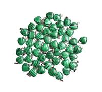 PVUVTNAHW 50 Uds. Colgantes de dijes de corazón de mezcla de piedra Natural de 16mm for fabricación de accesorios de joyería(Malachite)