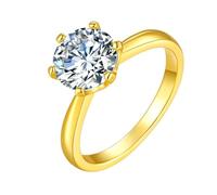 PVUVTNAHW Anillo de bodas de moissanita de 1-3 ct for mujer, creado en laboratorio con diamantes, chapado en plata S925.(1.0ct 6.5MM,9)