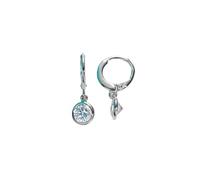 PVUVTNAHW Aros de moissanita Huggies de plata de ley 925 con diamantes de 2 quilates creados en laboratorio.