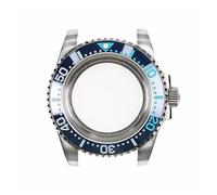 PVUVTNAHW Caja de Reloj con Bisel de cerámica, Cristal de Zafiro de Buceo de 40mm, Acero 316l, Compatible con Movimiento automático Nh35 Nh36 Nh34(2)