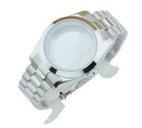 PVUVTNAHW Caja de Reloj con Cristal de Zafiro de 36MM/40MM Compatible con Movimiento NH34 NH35 NH36 PT5000 ETA2824 2836 Miyota 8215 8205 ST1612(Without Date Window,40mm ETA2836 Miyota)