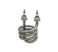 PVUVTNAHW Calentador eléctrico de destilador de agua de 220V/380V, elemento calentador de inmersión de acero inoxidable en espiral de 2,5kW/3kW/4,5kW(380V 210SS,3000W 80mm M16)