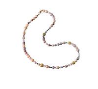 PVUVTNAHW Collar de perlas multicolores irregulares de agua dulce Natural de 41cm, joyería con cuentas for mujer