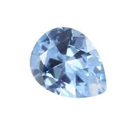 PVUVTNAHW Cuentas azules de un solo agujero, forma de pera AAAAA, de 4x6 a 10x14 mm, piedras de espinela sintética brillante 108# for la elaboración de joyas(4x6mm 10pcs)