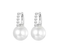 PVUVTNAHW Pendientes colgantes de perlas hipoalergénicas de plata de ley 925, joyería elegante for mujer.