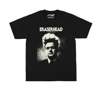 PVXMQFFA Camiseta Hombre Eraserhead Película De Terror David Lynch Nosferatu El Gabinete del Dr Caligari Elephant Man Washed Mangas Largas Algodón-Negro-l