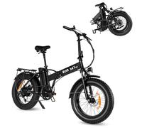 PVY Fat Tire - Bicicleta eléctrica plegable de 20 pulgadas, batería de 48 V, 15,6 Ah, motor de 250 W, 7 marchas, bicicleta eléctrica para hombre y mujer, bicicleta eléctrica de montaña
