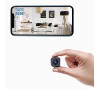 PVzlexn cámara espía inalámbrica WiFi 1080p mini cámara espía invisible micro pequeña exterior discreta a distancia casa interior exterior vigilancia Spy Cam gran grabación