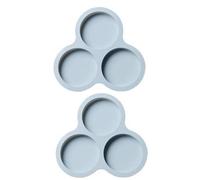 PW TOOLS Molde de Huevo para freidora de Aire, 1/2 Piezas de Silicona para freidora de Aire, 3 cavidades Reutilizable Antiadherente para Muffins, Molde para Hornear, Molde para Pan de Hamburguesa