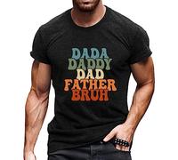 PW TOOLS Regalos para el Día del Padre | Los Mejores Regalos para papá con Letras,Camiseta Holgada Informal Verano para Regalos del día del Padre con Manga Corta Son para Viajes