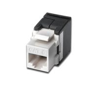 PW WP WPC-KEY-6U-TL/WH - Conector (Negro, Color Blanco, ISO11801)
