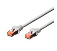 PW WP WPC-PAT-6SF030 - Cable de Red (3 m, Cat6, SF/UTP (S-FTP), RJ-45, RJ-45, Gris)