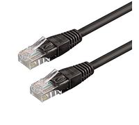 PW WP WPC-PAT-6U010BL - Cable de Red (1 m, Cat6, U/UTP (UTP), RJ-45, RJ-45, Negro)