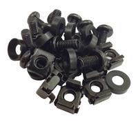 Pw wpn-ava-ss50 tornillos + tuercas para armario rack, negro