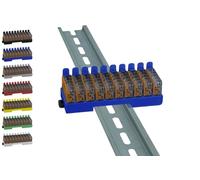 PW3D 415max - Soporte para Wago 221-415 (riel de pared, color azul (P), 1