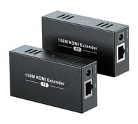 PWAY DT264 Extensor HDMI Extender Over Ethernet 150M 492ft HDMI a RJ45 sobre Cat5e / 6/7 Ethernet Transmisor Receptor HDMI Soporte Loop out