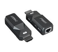 PWAY Extensor HDMI de 165 pies Audio Video 1080 p sobre Cat5 Cat6 Cable Ethernet de transmisión de señal sin pérdida HDMI de larga distancia adaptador de extensión
