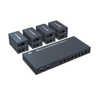 PWAY PW-DT2108 1X8 HDMI Extensor Splitter 150m por Cable Cat5e / Cat6 / Cat7 Soporte 1080P@60Hz Resolución Loop out